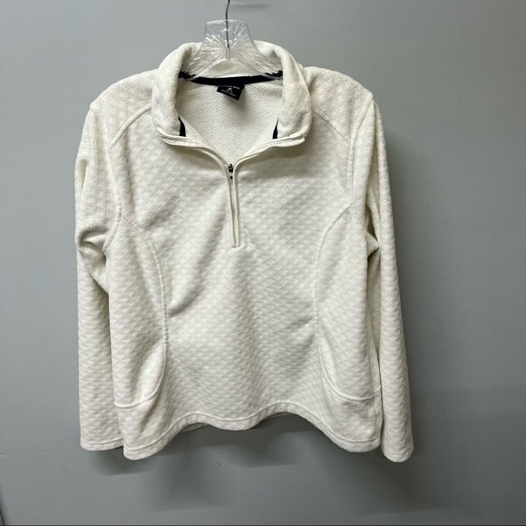 Lands’ end 1/4 zip jacket pullover medium - Picture 1 of 4